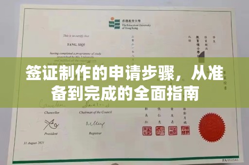 沂水签证制作的申请步骤，从准备到完成的全面指南